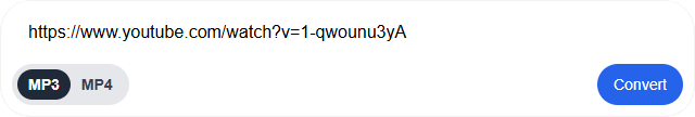 Paste YouTube Video URL